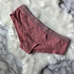 PINK Victoria's Secret Velvet Trim Hipster Panty
